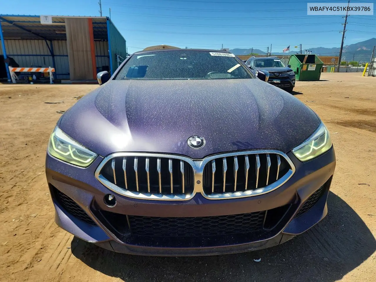 Auction sale of the 2019 BMW M8 , vin: WBAFY4C51KBX39786, lot number: 57881696