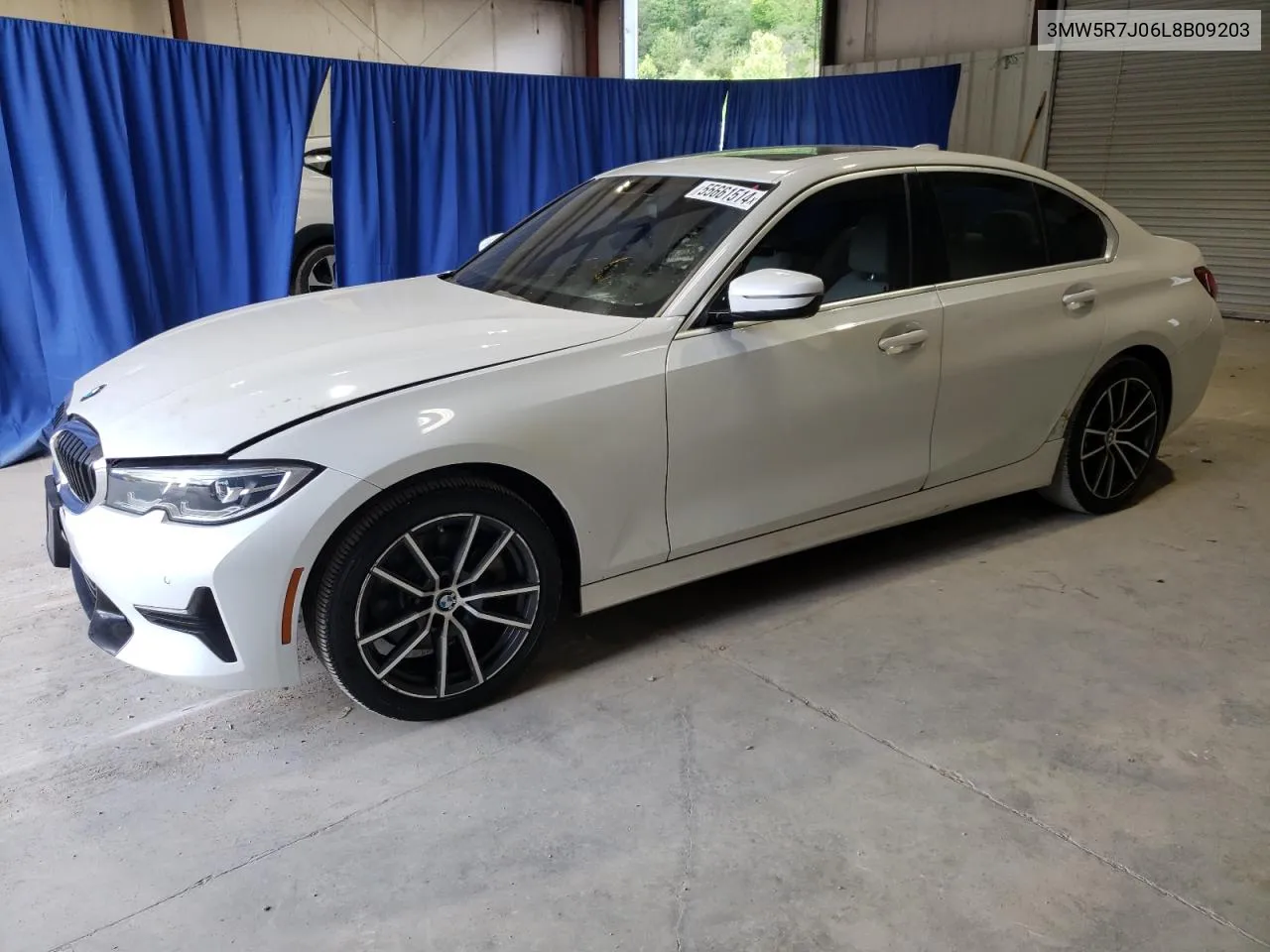 Auction sale of the 2020 BMW 3er , vin: 3MW5R7J06L8B09203, lot number: 55661514