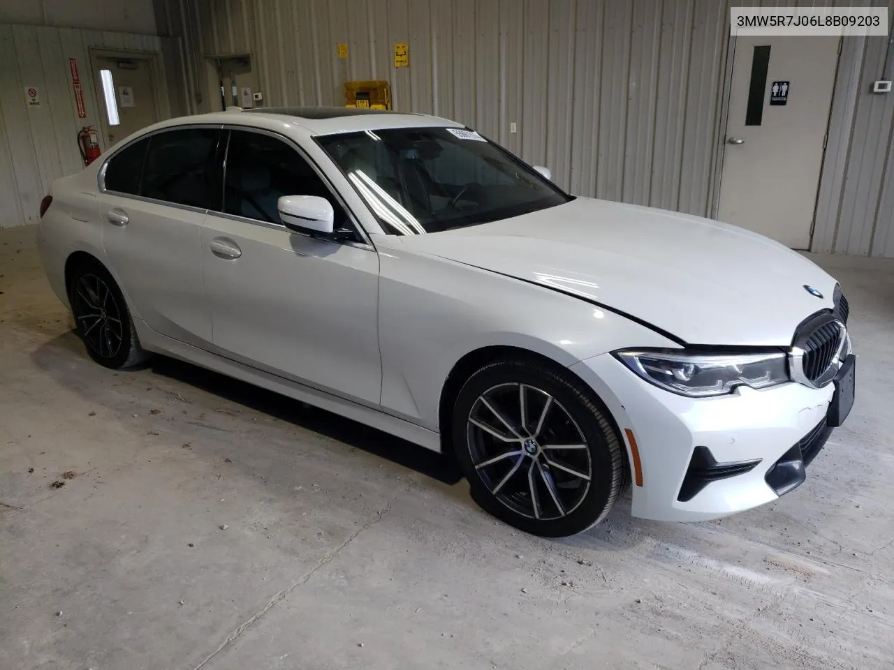Auction sale of the 2020 BMW 3er , vin: 3MW5R7J06L8B09203, lot number: 55661514