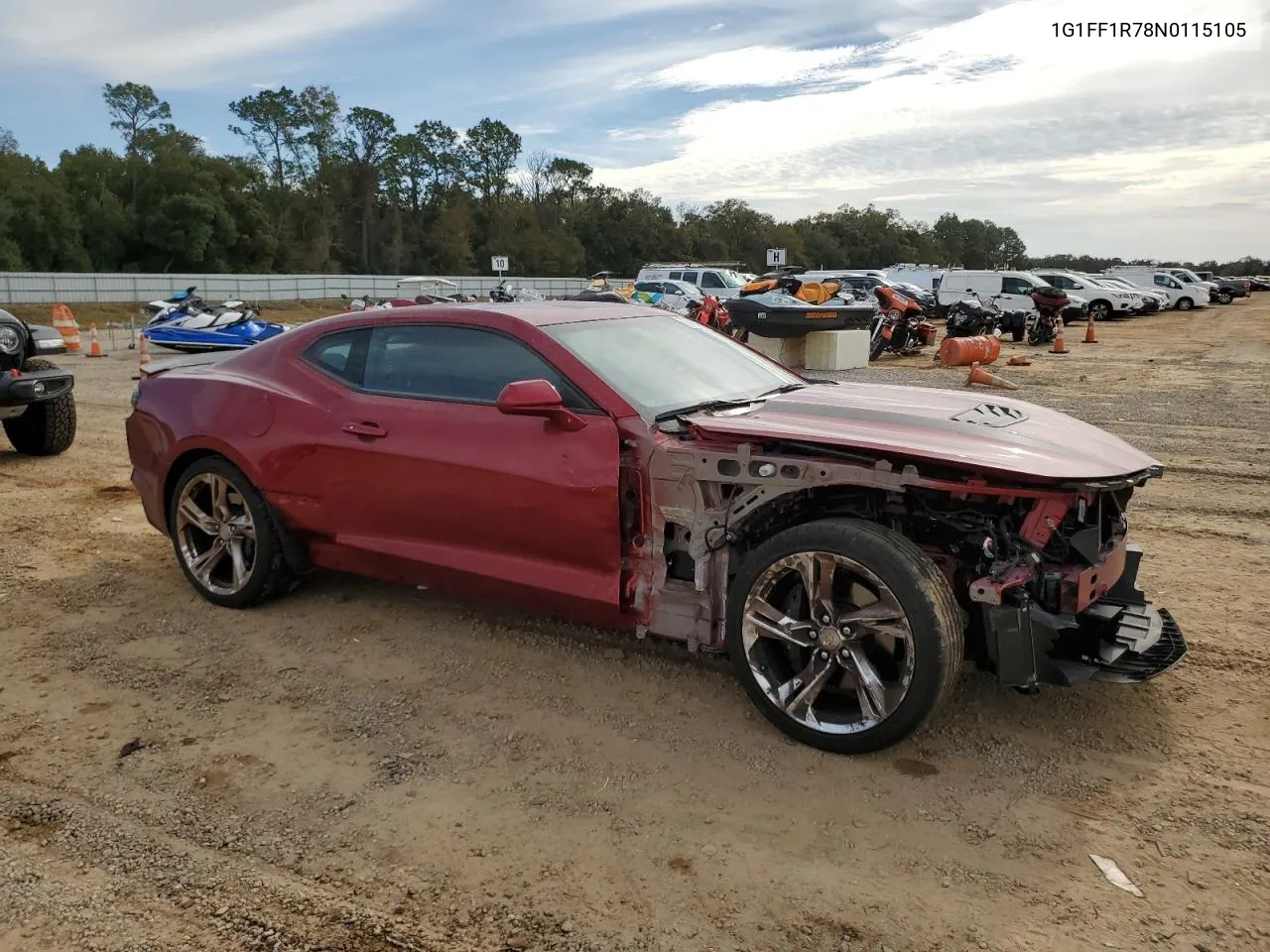 Auction sale of the 2022 Chevrolet Camaro , vin: 1G1FF1R78N0115105, lot number: 81153543