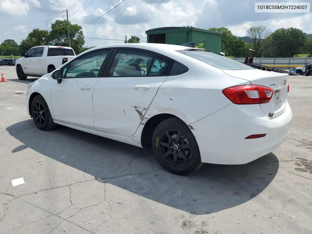 Auction sale of the 2017 Chevrolet Cruze , vin: 1G1BC5SM2H7224007, lot number: 62718655