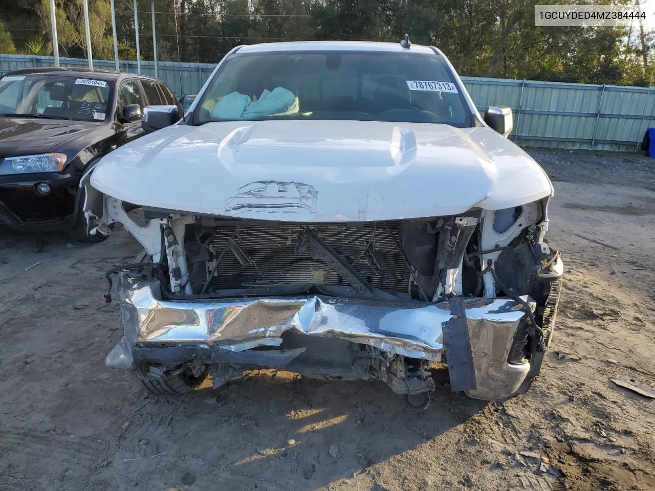 Auction sale of the 2021 Chevrolet Silverado , vin: 1GCUYDED4MZ384444, lot number: 78767313