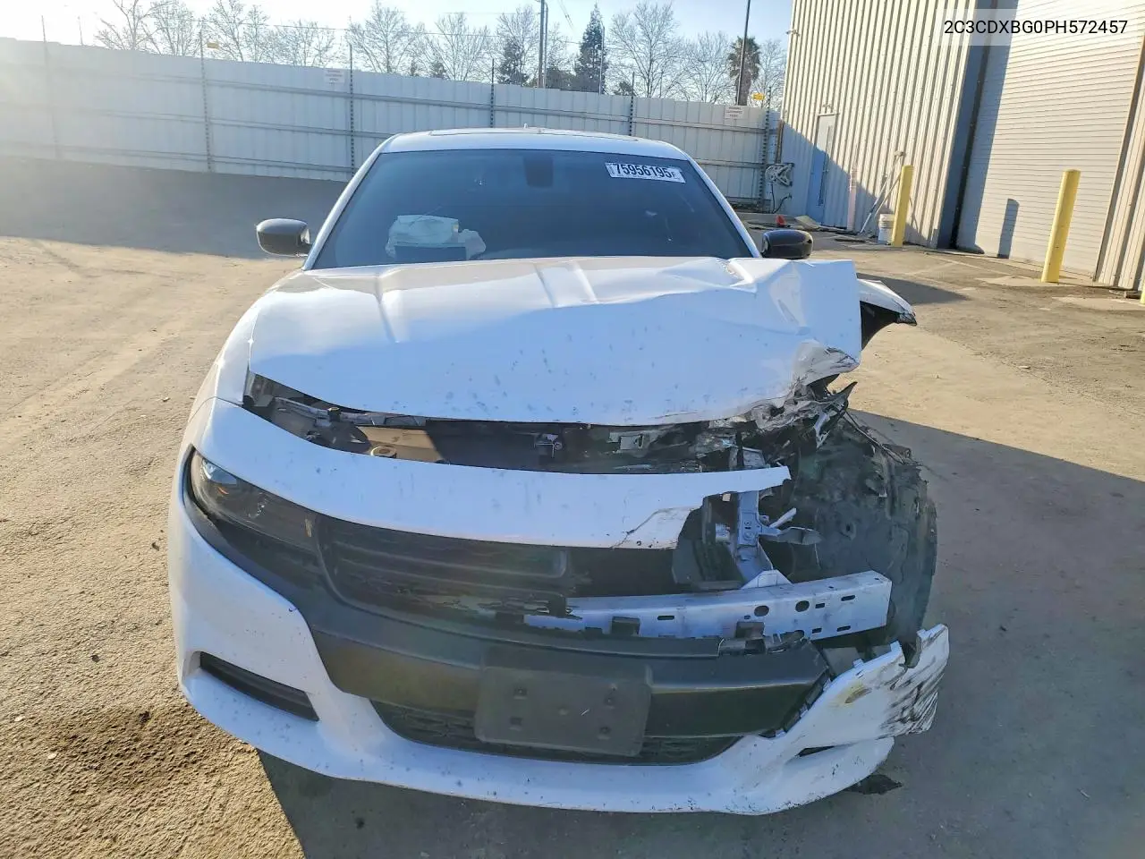 Auction sale of the 2023 Dodge Charger , vin: 2C3CDXBG0PH572457, lot number: 75956195