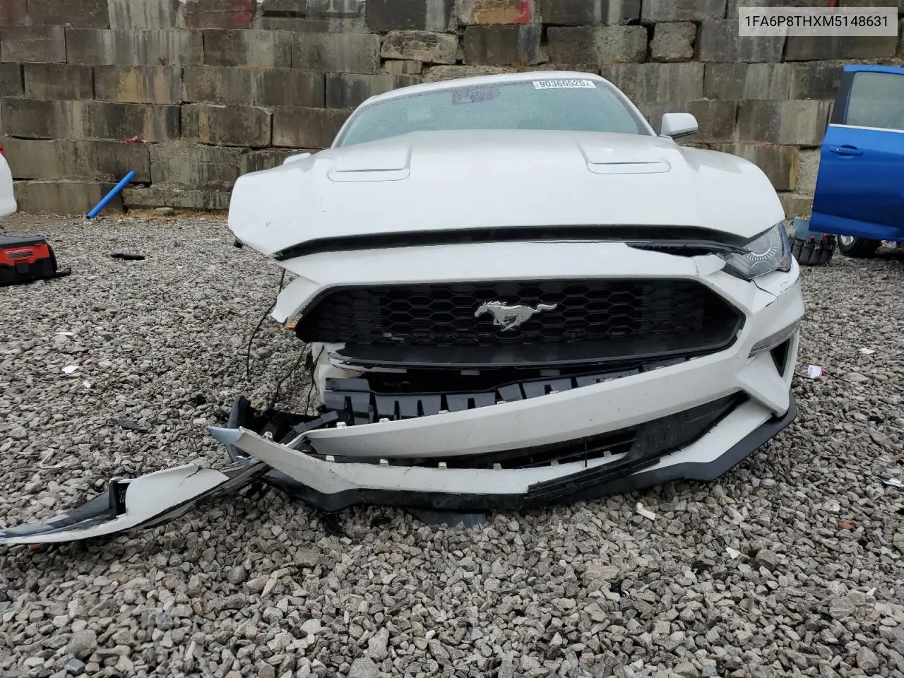 Auction sale of the 2021 Ford Mustang , vin: 1FA6P8THXM5148631, lot number: 90366525