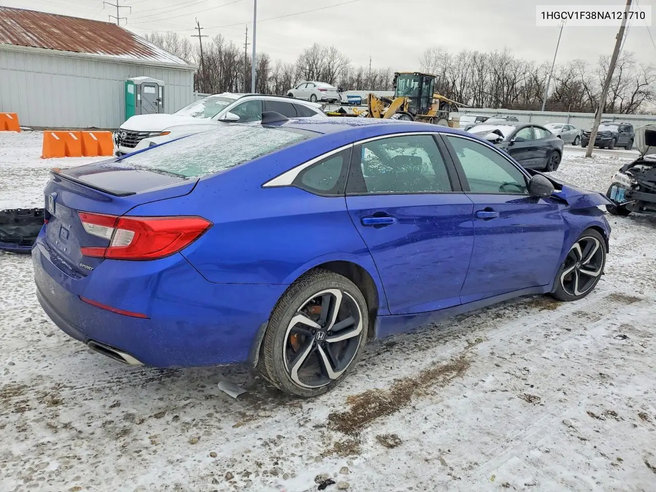 Auction sale of the 2022 Honda Accord , vin: 1HGCV1F38NA121710, lot number: 98010115