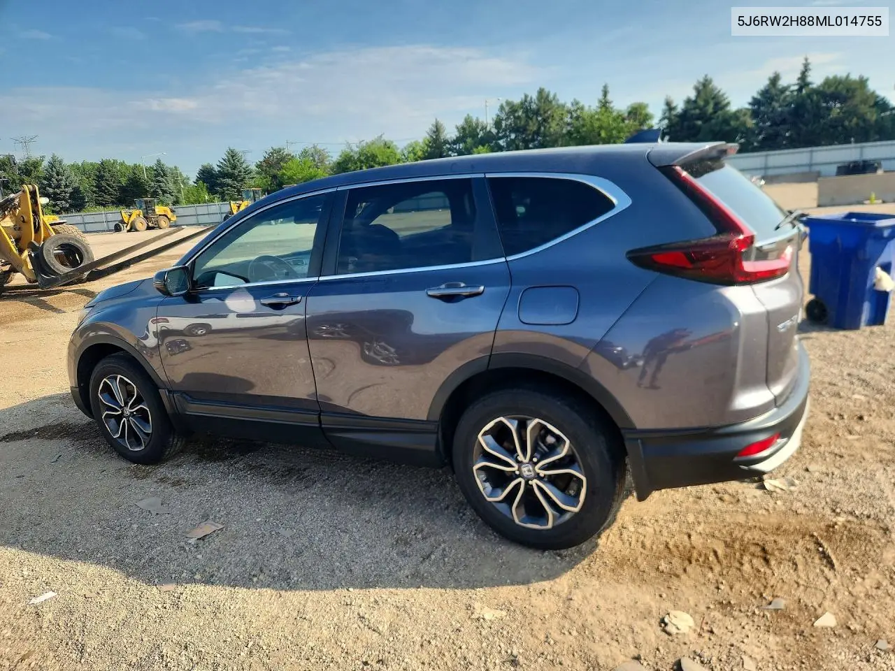 Auction sale of the 2021 Honda CR V , vin: 5J6RW2H88ML014755, lot number: 59708776