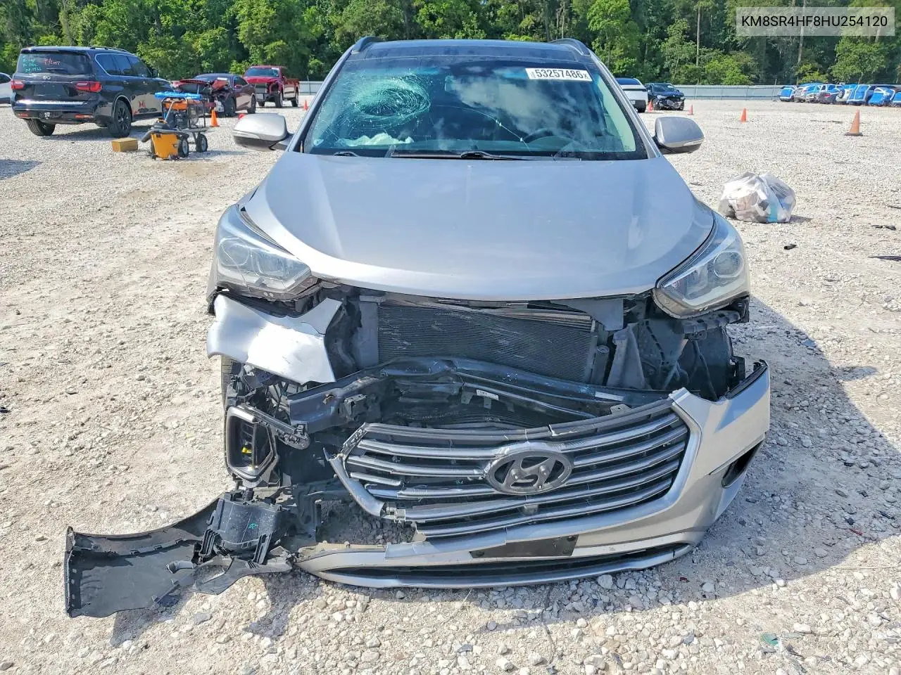 Auction sale of the 2017 Hyundai Santa Fe , vin: KM8SR4HF8HU254120, lot number: 53257486