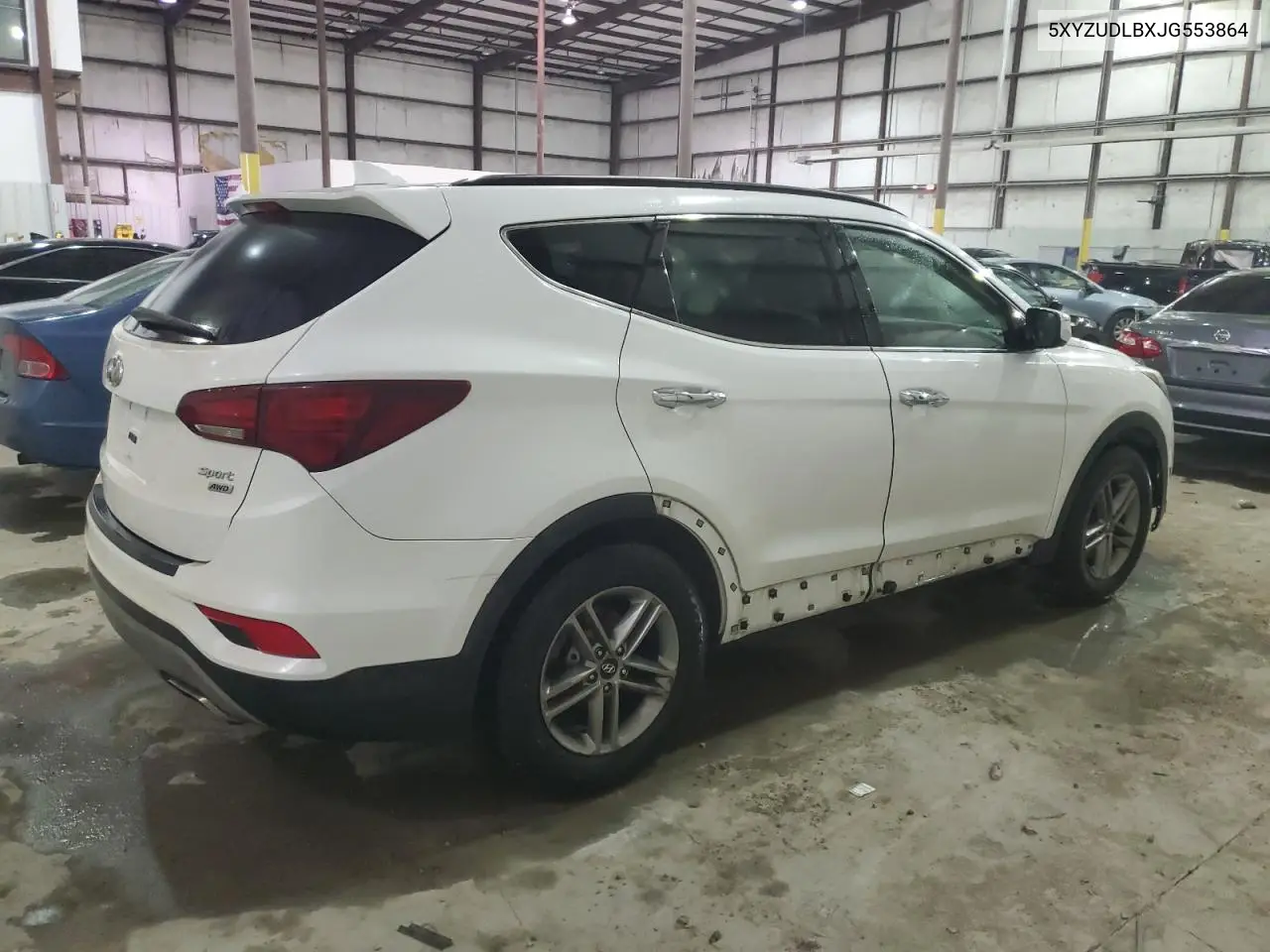 Auction sale of the 2018 Hyundai Santa Fe , vin: 5XYZUDLBXJG553864, lot number: 45041545