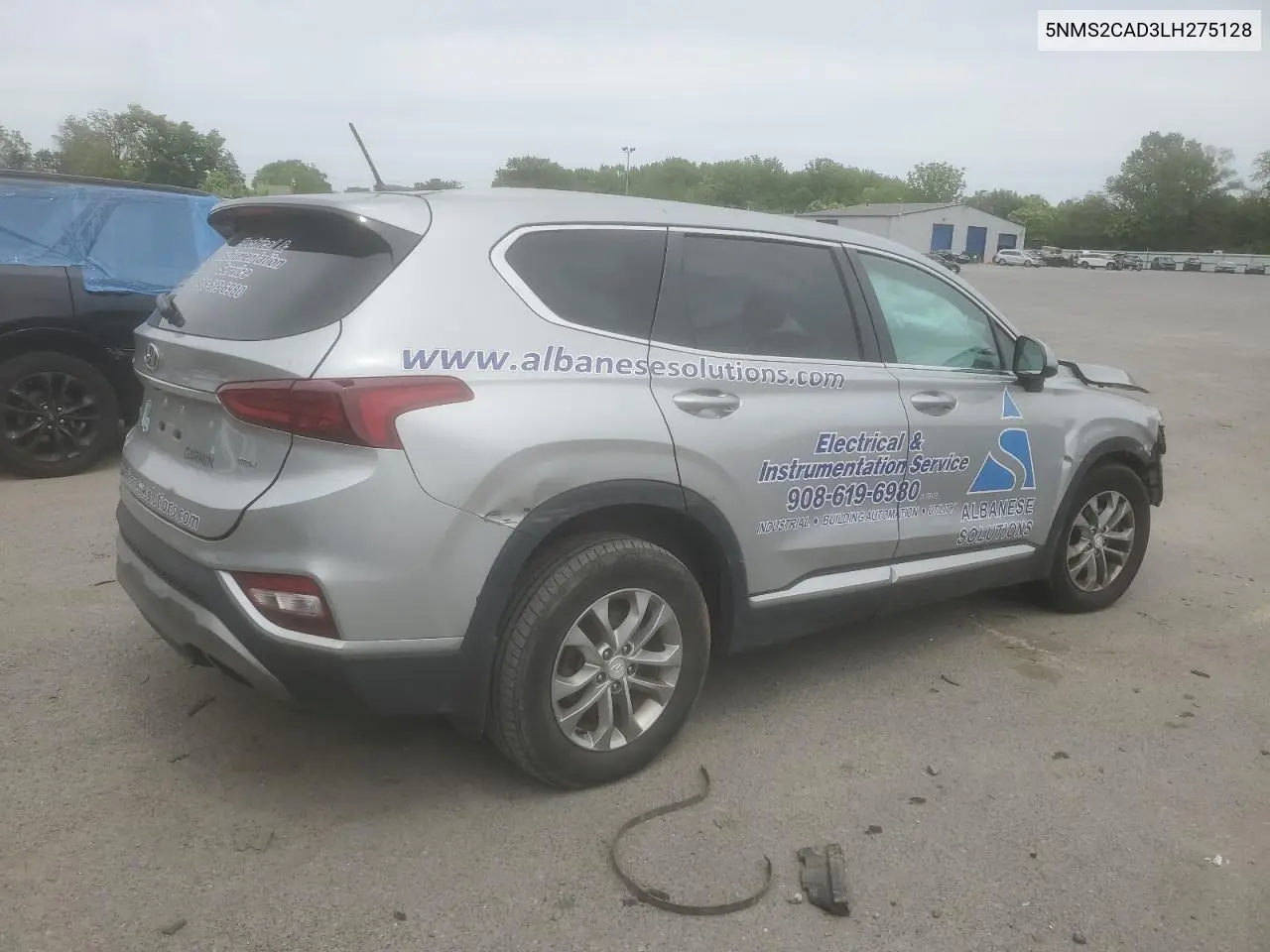 Auction sale of the 2020 Hyundai Santa Fe , vin: 5NMS2CAD3LH275128, lot number: 58137955