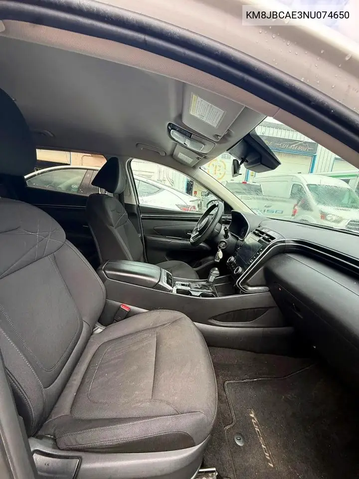Auction sale of the 2022 Hyundai Tucson , vin: KM8JBCAE3NU074650, lot number: 58323036