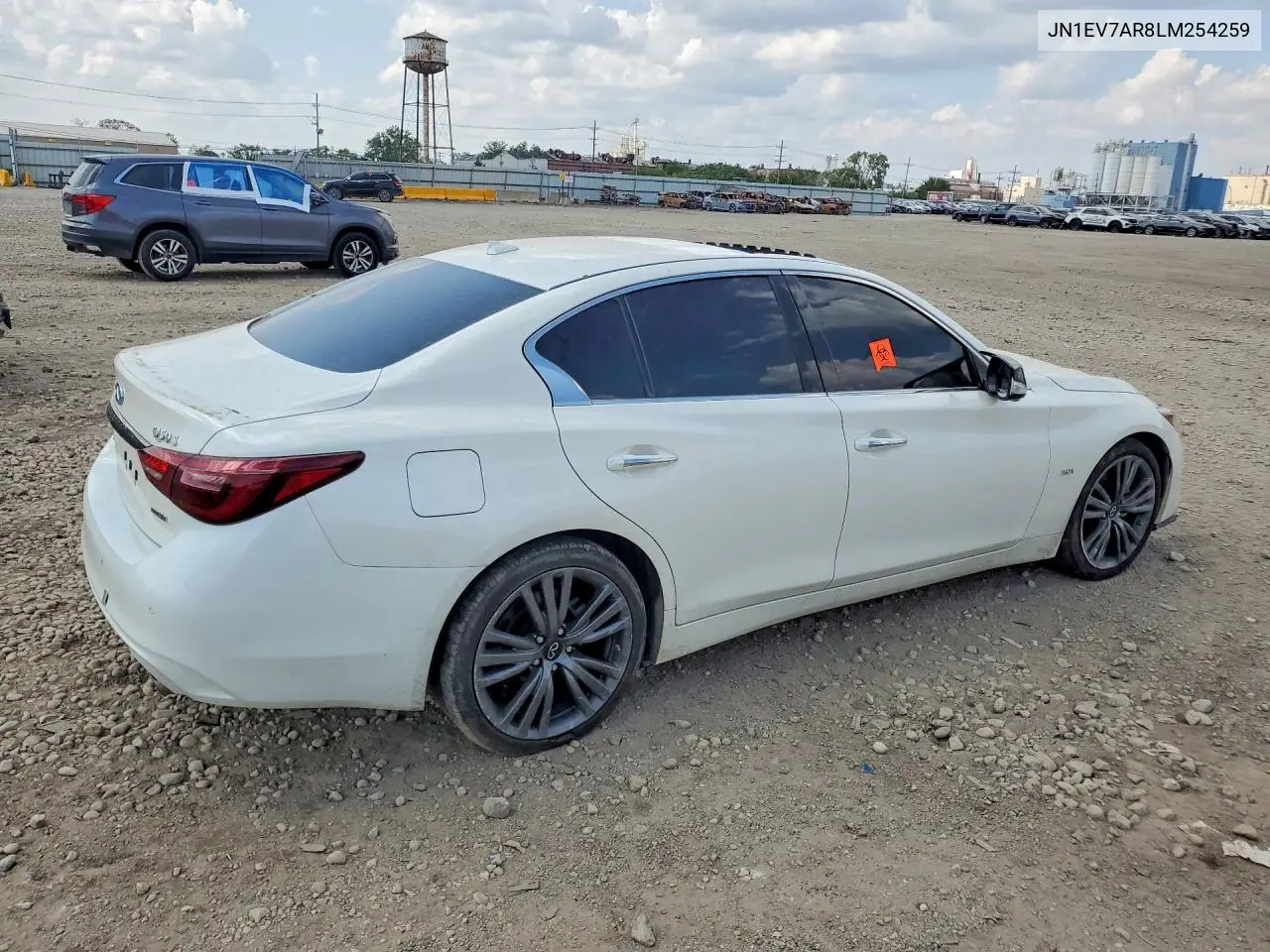 Auction sale of the 2020 Infiniti Q50 , vin: JN1EV7AR8LM254259, lot number: 66535196