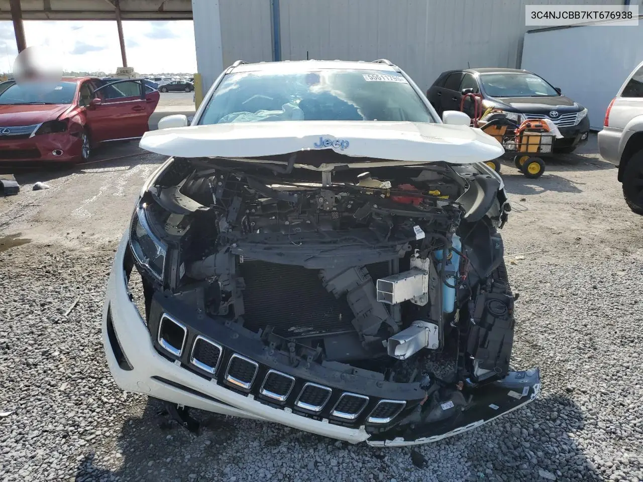 Auction sale of the 2019 Jeep Compass , vin: 3C4NJCBB7KT676938, lot number: 55511795