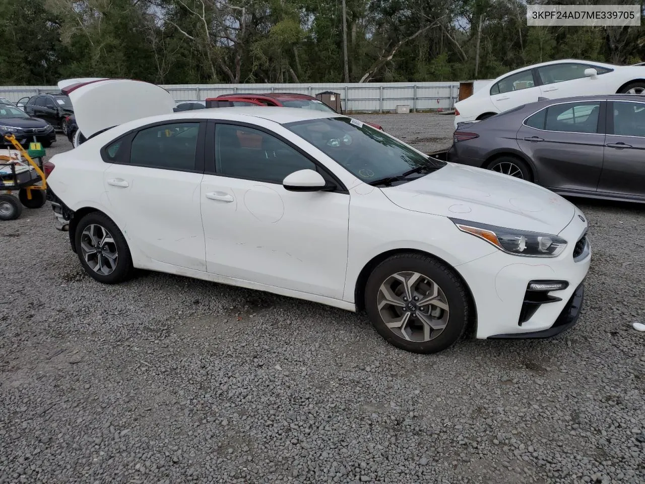 Auction sale of the 2021 Kia Forte , vin: 3KPF24AD7ME339705, lot number: 38600174