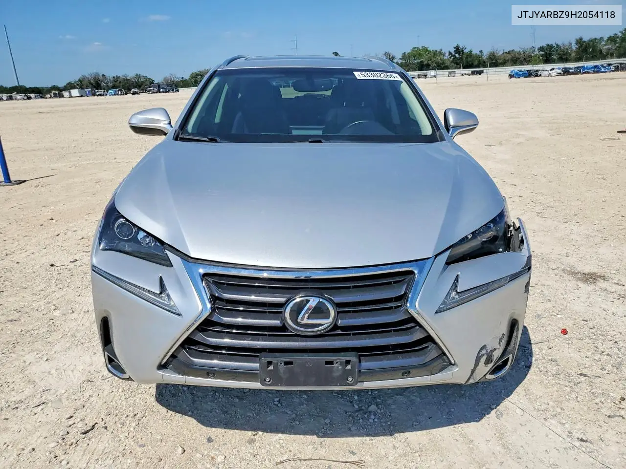 Auction sale of the 2017 Lexus NX , vin: JTJYARBZ9H2054118, lot number: 53302366