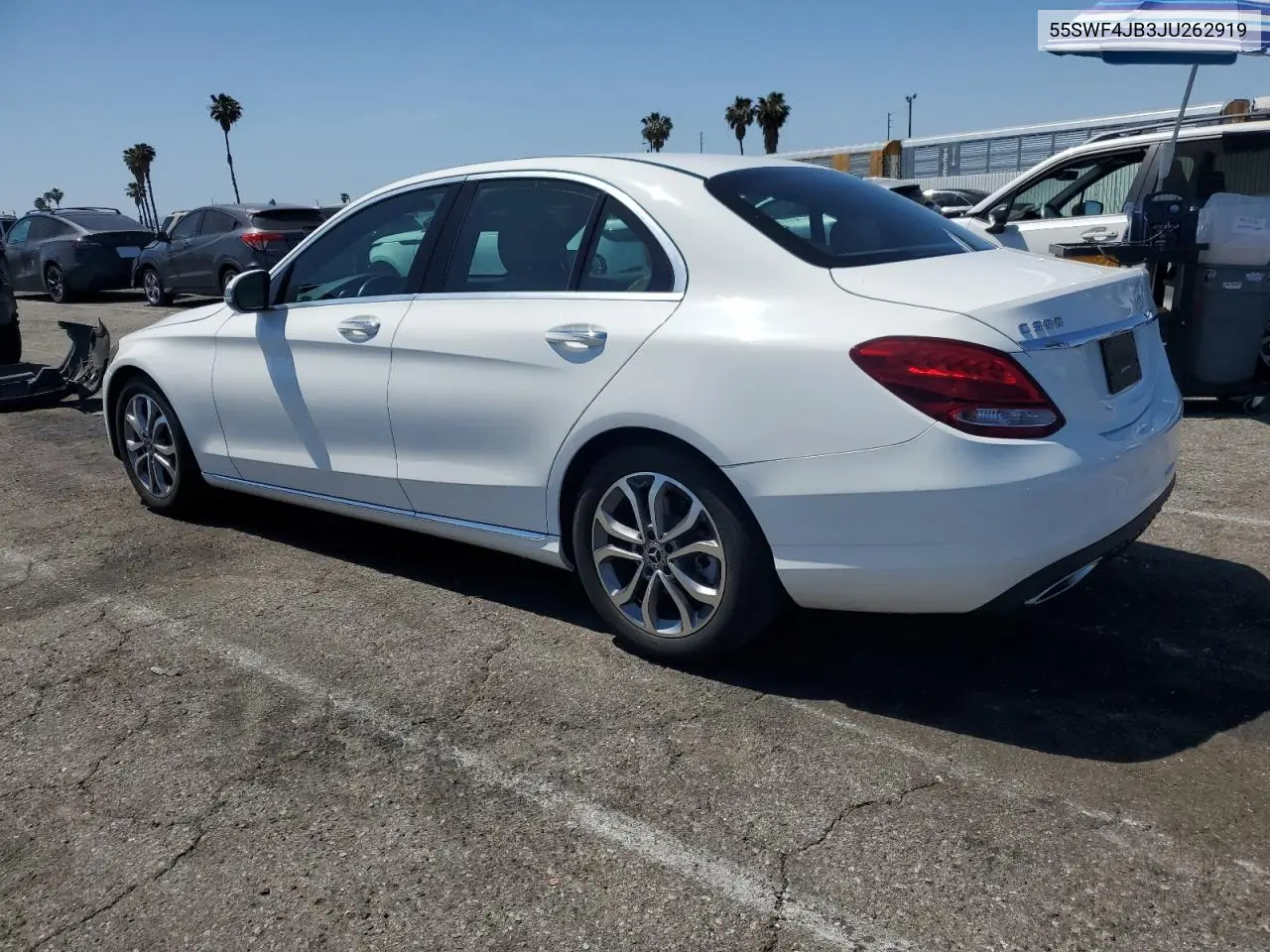 Auction sale of the 2018 Mercedes Benz C klasse , vin: 55SWF4JB3JU262919, lot number: 57893255