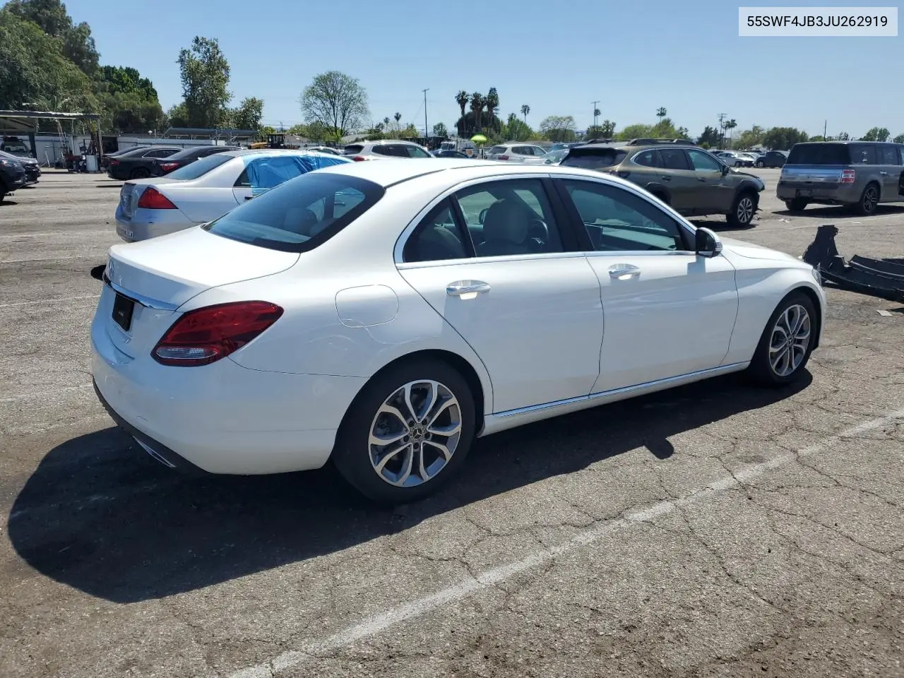 Auction sale of the 2018 Mercedes Benz C klasse , vin: 55SWF4JB3JU262919, lot number: 57893255