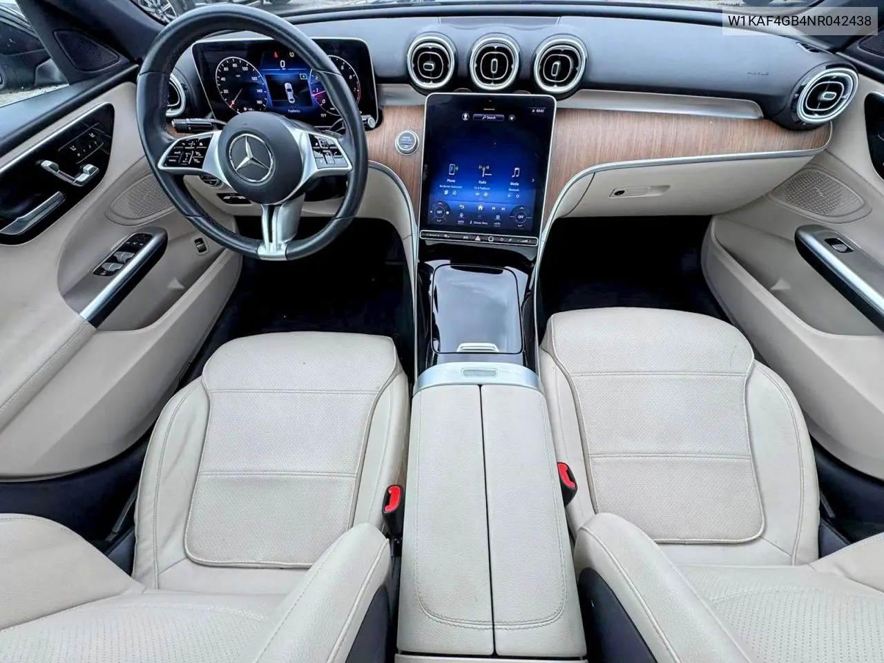 Auction sale of the 2022 Mercedes Benz C klasse , vin: W1KAF4GB4NR042438, lot number: 59127796
