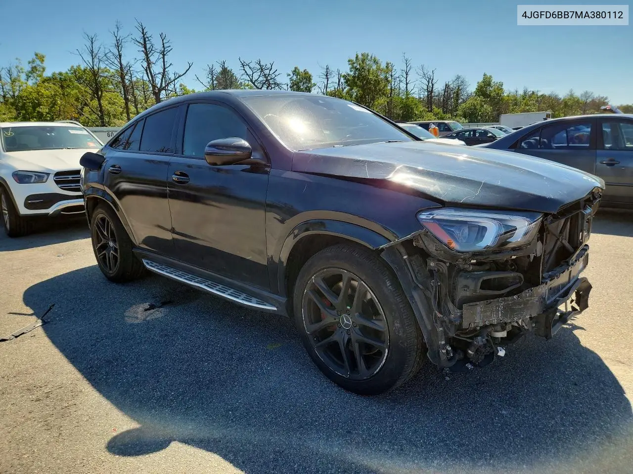 Auction sale of the 2021 Mercedes Benz GLE , vin: 4JGFD6BB7MA380112, lot number: 67365506