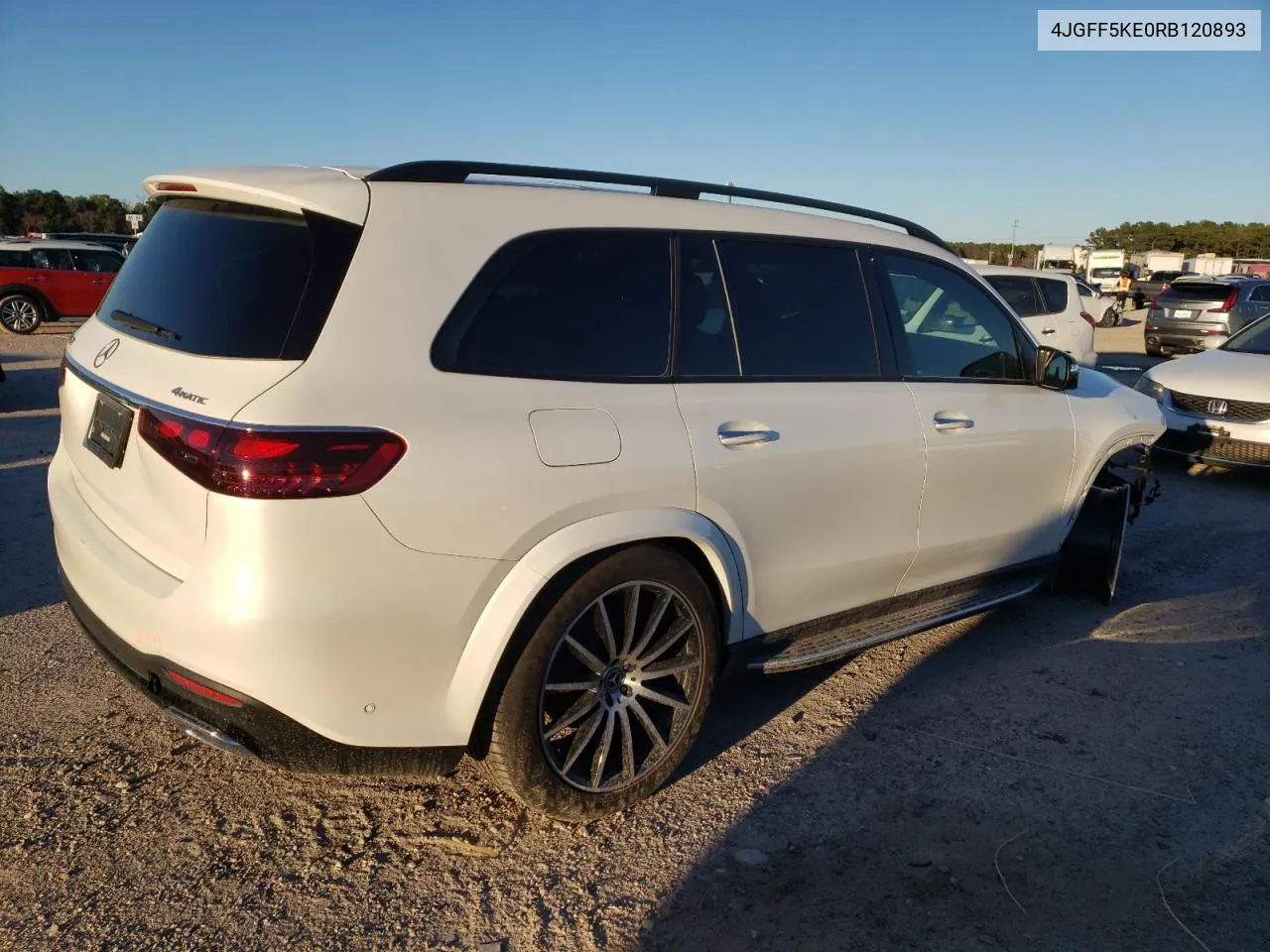 Auction sale of the 2024 Mercedes Benz GLS klasse , vin: 4JGFF5KE0RB120893, lot number: 42458464