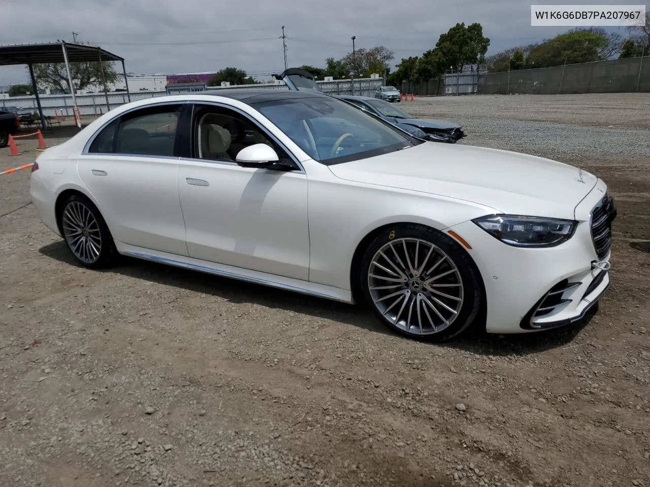Auction sale of the 2023 Mercedes Benz S klasse , vin: W1K6G6DB7PA207967, lot number: 55166944