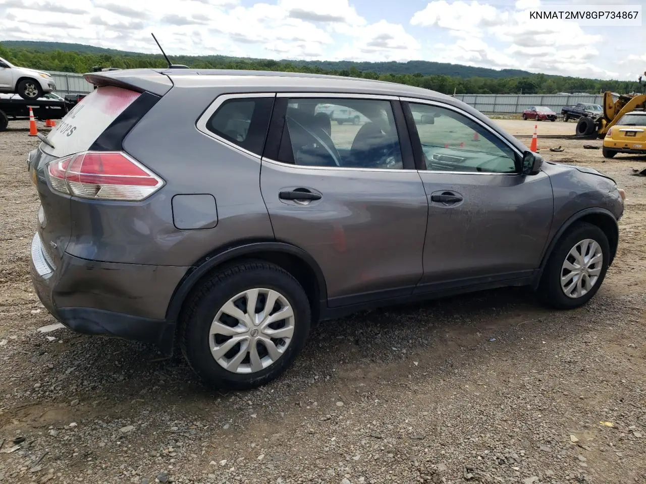 Auction sale of the 2016 Nissan Rogue , vin: KNMAT2MV8GP734867, lot number: 59030715