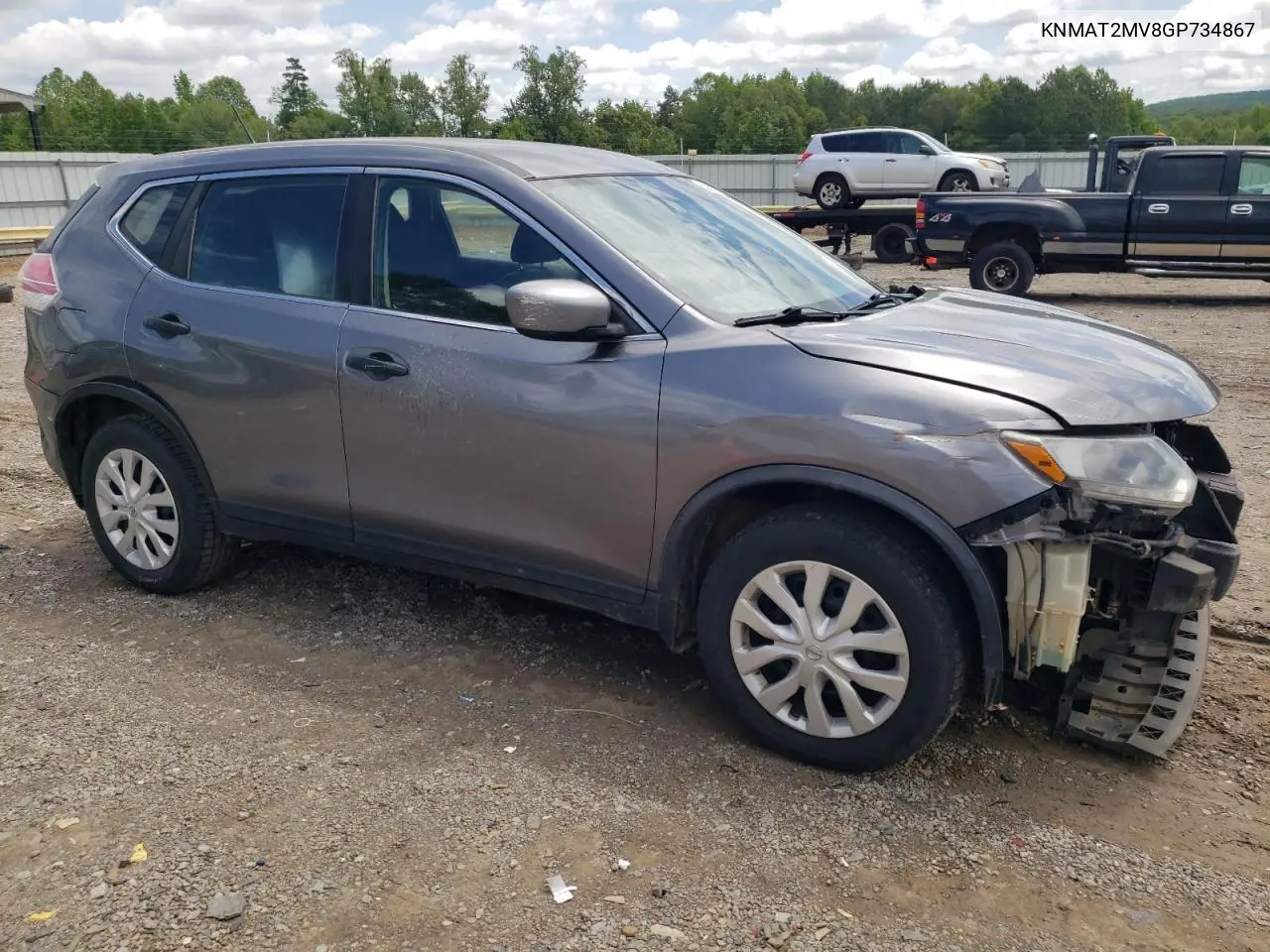 Auction sale of the 2016 Nissan Rogue , vin: KNMAT2MV8GP734867, lot number: 59030715