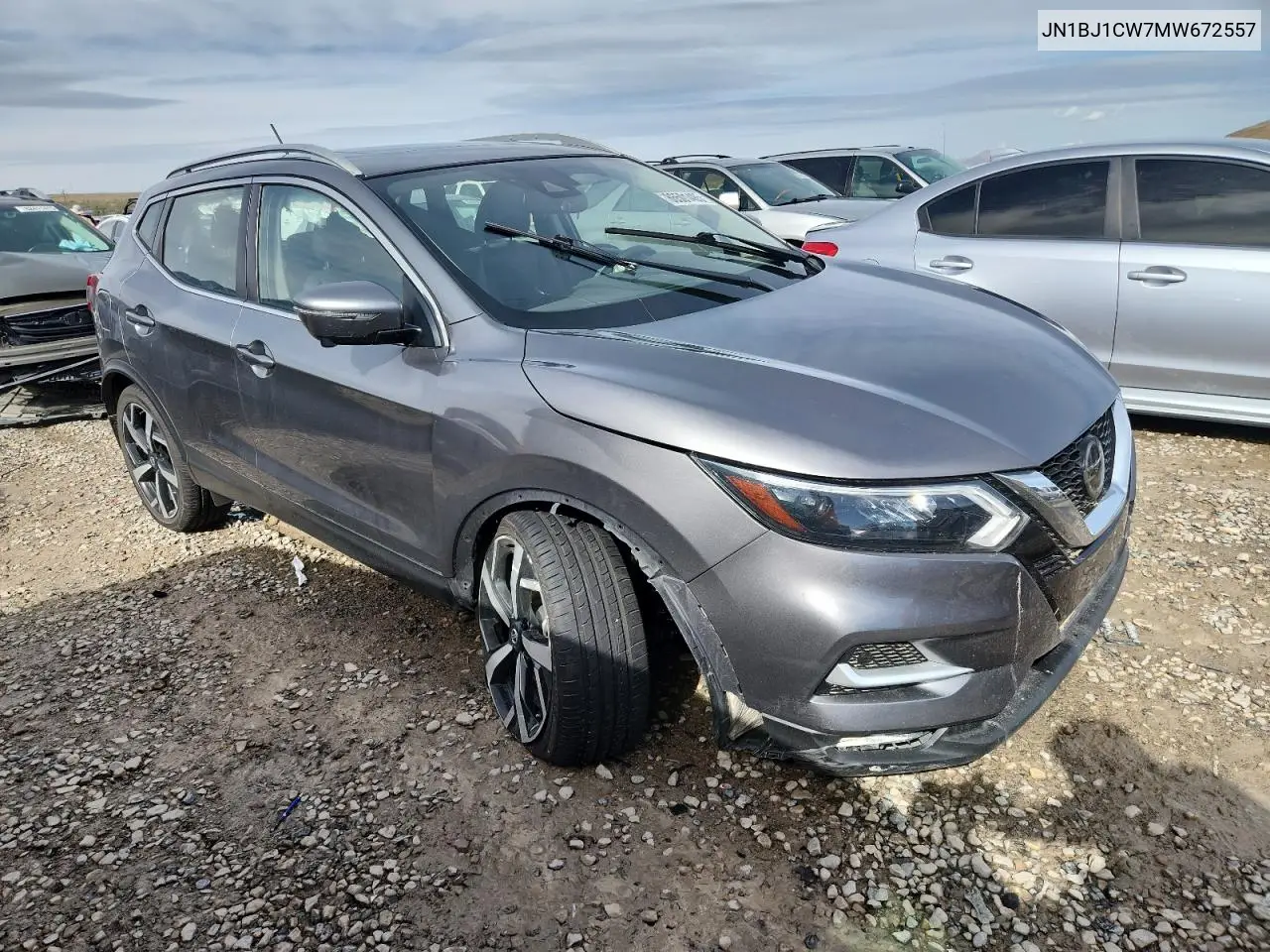 Auction sale of the 2021 Nissan Rogue , vin: JN1BJ1CW7MW672557, lot number: 86501485