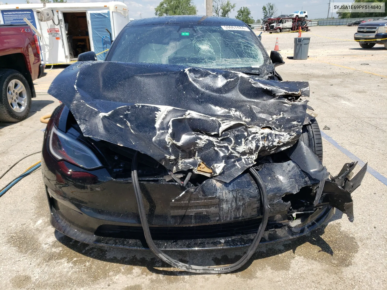 Auction sale of the 2023 Tesla Model S , vin: 5YJSA1E69PF514840, lot number: 59067484
