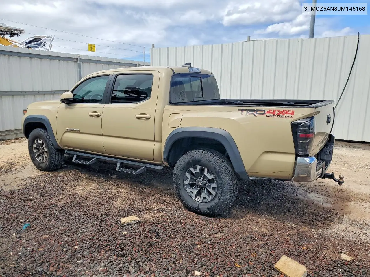 Auction sale of the 2018 Toyota Tacoma , vin: 3TMCZ5AN8JM146168, lot number: 55108186