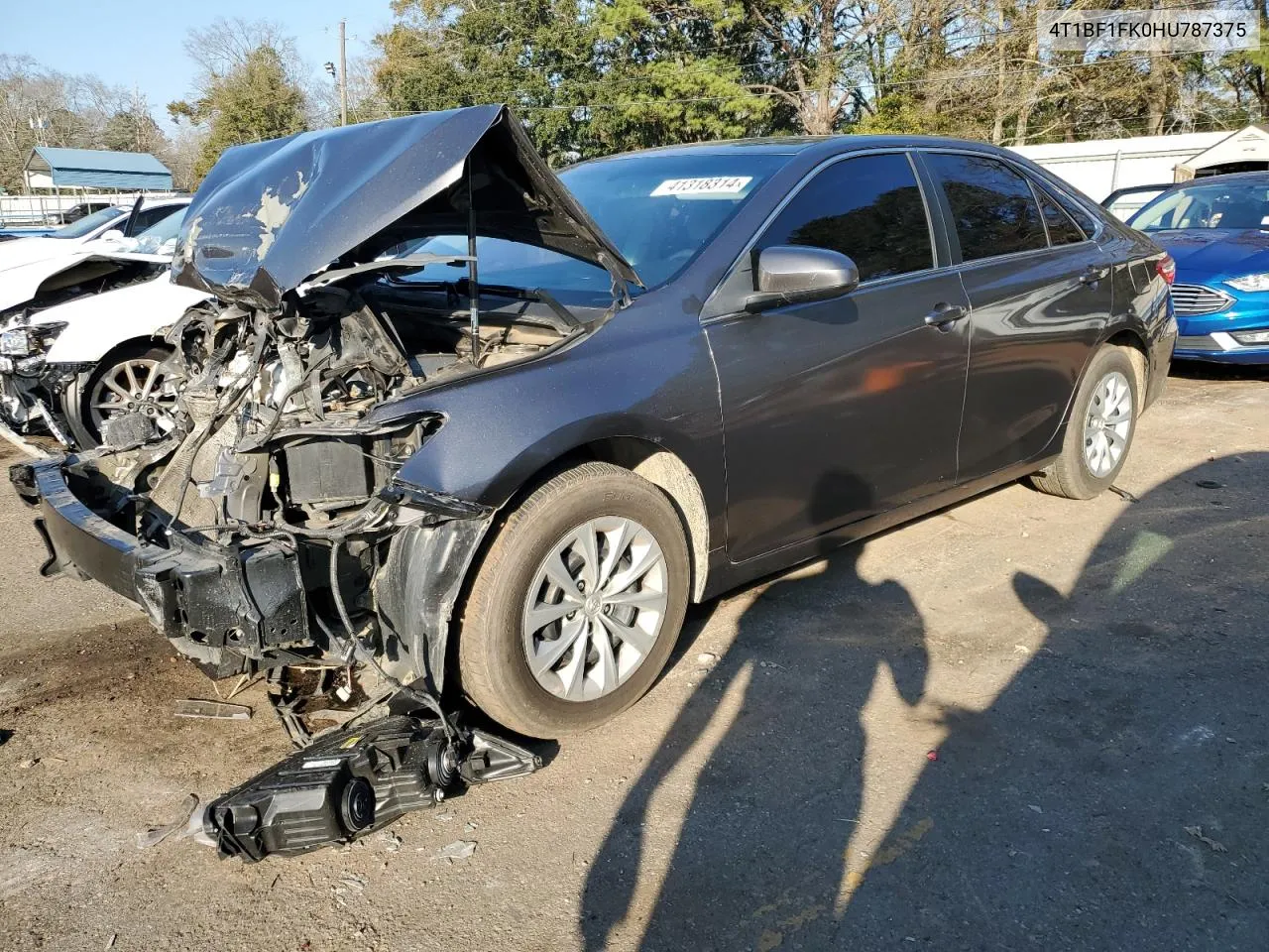 Auction sale of the 2017 Toyota Camry , vin: 4T1BF1FK0HU787375, lot number: 41318314