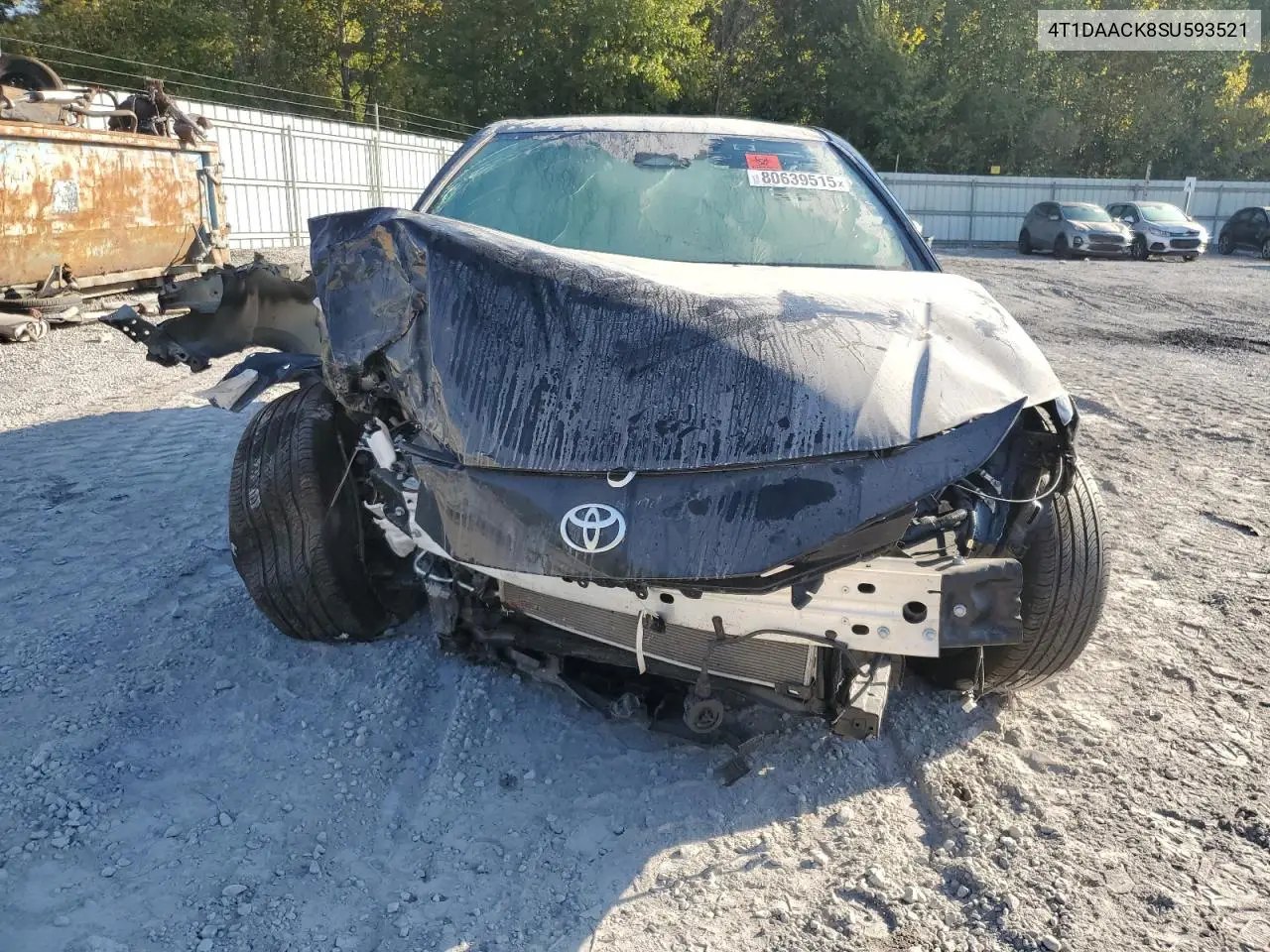 Auction sale of the 2025 Toyota Camry , vin: 4T1DAACK8SU593521, lot number: 80639515