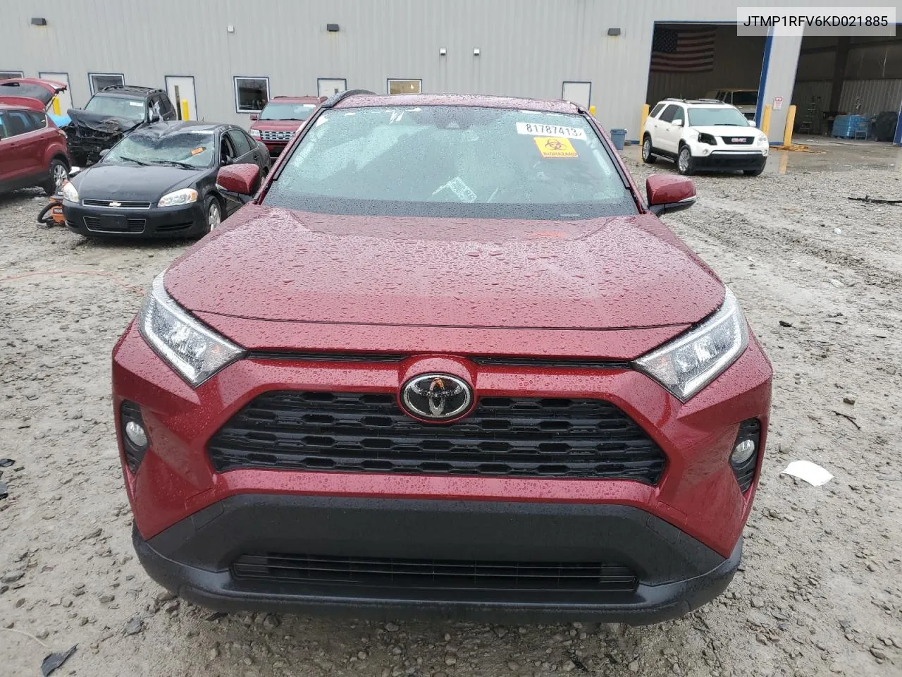 Auction sale of the 2019 Toyota RAV 4 , vin: JTMP1RFV6KD021885, lot number: 81787413