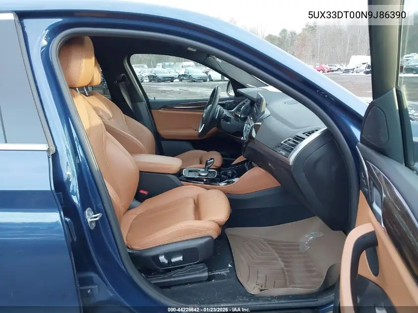Auction sale of the 2022 BMW X4 , vin: 5UX33DT00N9J86390, lot number: 44228642