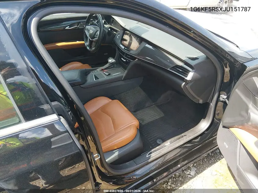 Auction sale of the 2018 Cadillac CT6 , vin: 1G6KF5RSXJU151787, lot number: 45927856