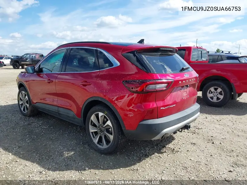 Auction sale of the 2025 Ford Escape , vin: 1FMCU9JZ0SUA66753, lot number: 12680575