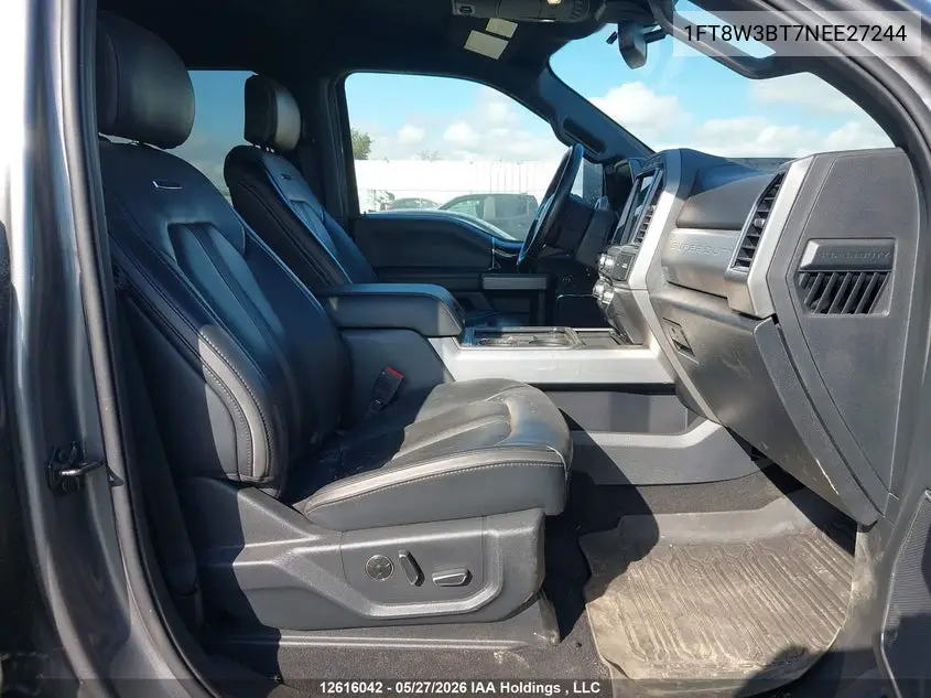 Auction sale of the 2022 Ford F350 , vin: 1FT8W3BT7NEE27244, lot number: 12616042