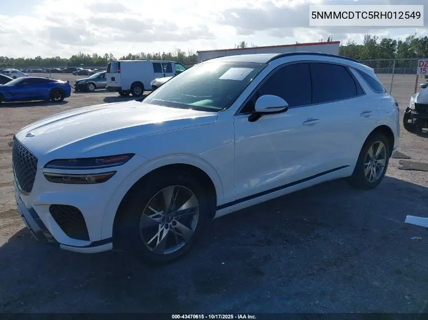 Auction sale of the 2024 Genesis GV70 , vin: 5NMMCDTC5RH012549, lot number: 43470615