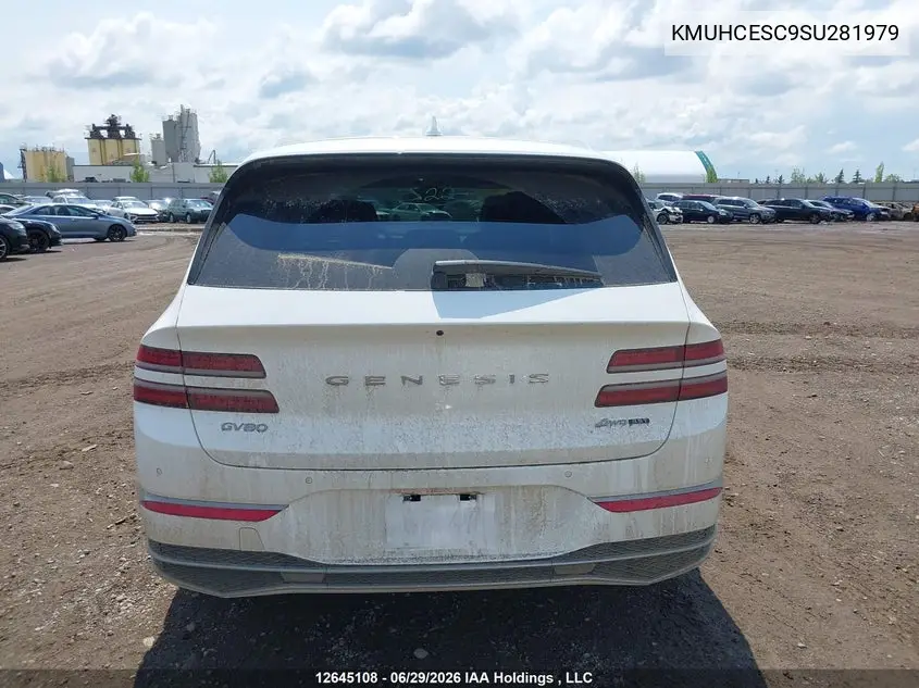 Auction sale of the 2025 Genesis GV80 , vin: KMUHCESC9SU281979, lot number: 12645108