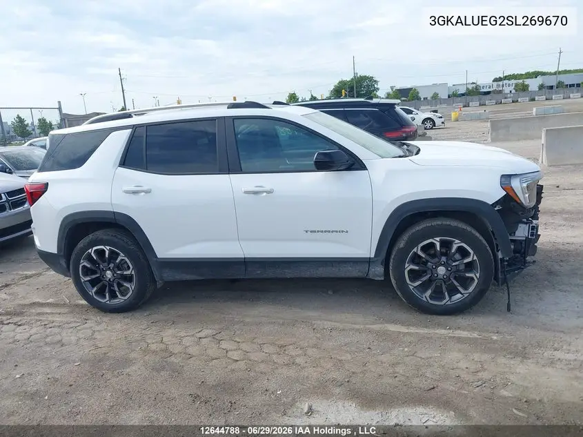 Auction sale of the 2025 GMC Terrain , vin: 3GKALUEG2SL269670, lot number: 12644788