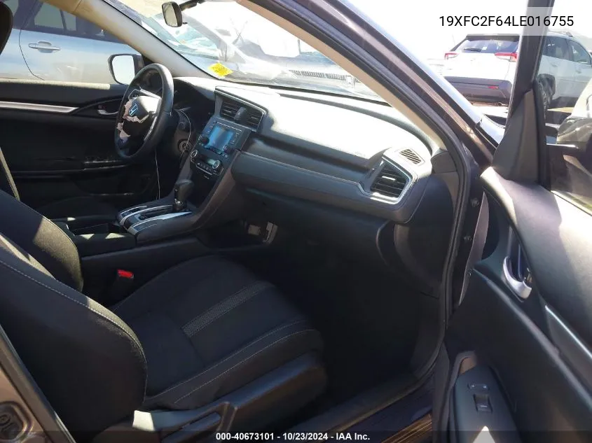 Auction sale of the 2020 Honda Civic , vin: 19XFC2F64LE016755, lot number: 40673101
