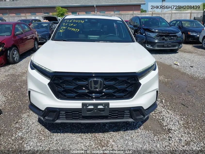 Auction sale of the 2025 Honda CR V , vin: 2HKRS6H72SH208439, lot number: 12654596