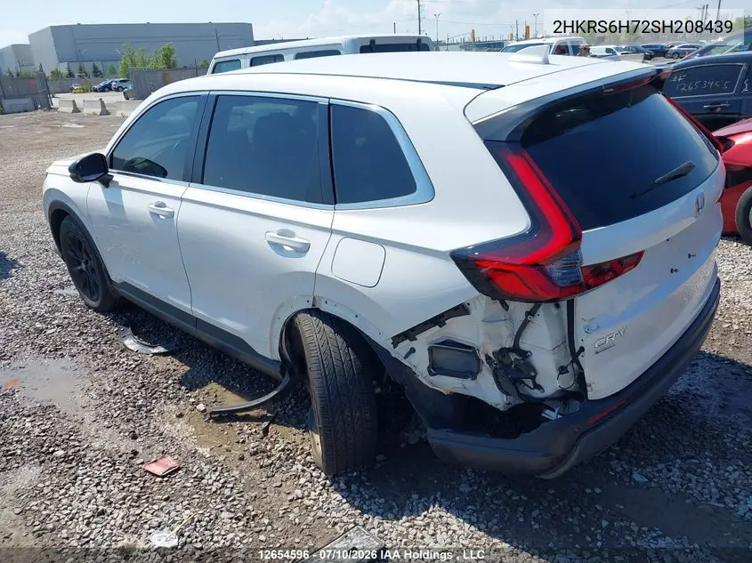 Auction sale of the 2025 Honda CR V , vin: 2HKRS6H72SH208439, lot number: 12654596