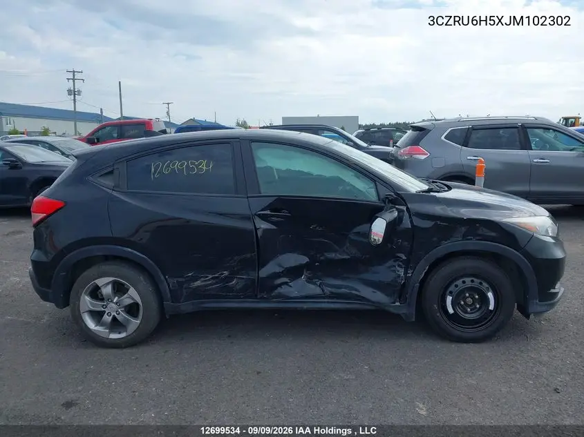 Auction sale of the 2018 Honda HR V , vin: 3CZRU6H5XJM102302, lot number: 12699534