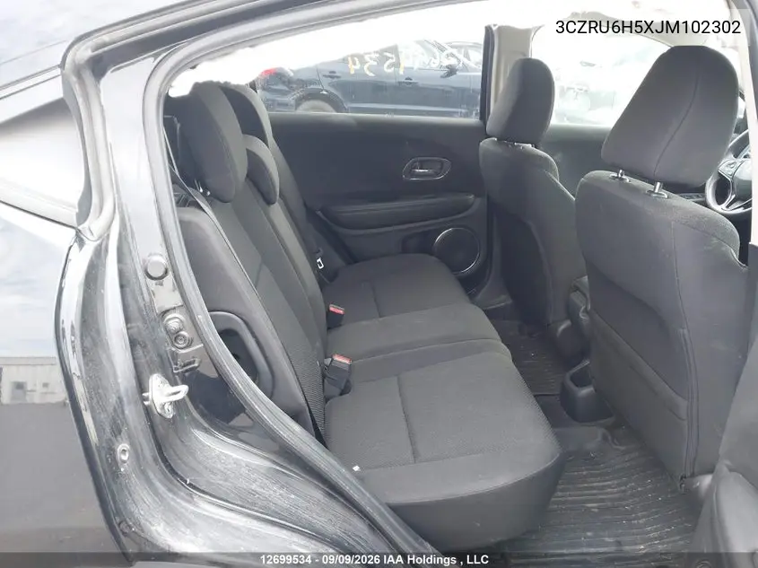 Auction sale of the 2018 Honda HR V , vin: 3CZRU6H5XJM102302, lot number: 12699534