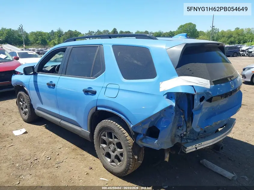 Auction sale of the 2023 Honda Pilot , vin: 5FNYG1H62PB054649, lot number: 45258484
