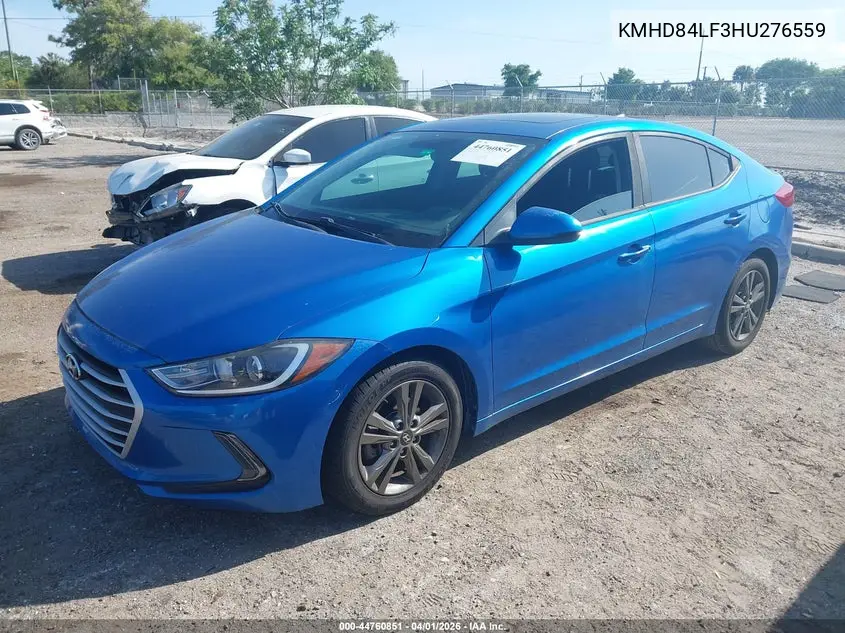 Auction sale of the 2017 Hyundai Elantra , vin: KMHD84LF3HU276559, lot number: 44760851