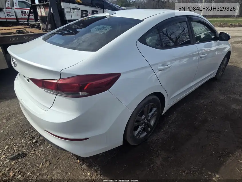 Auction sale of the 2018 Hyundai Elantra , vin: 5NPD84LFXJH329326, lot number: 44587740