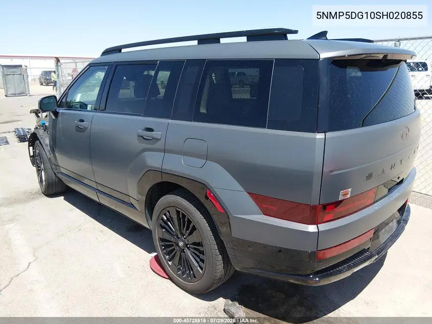 Auction sale of the 2025 Hyundai Santa Fe , vin: 5NMP5DG10SH020855, lot number: 45728516