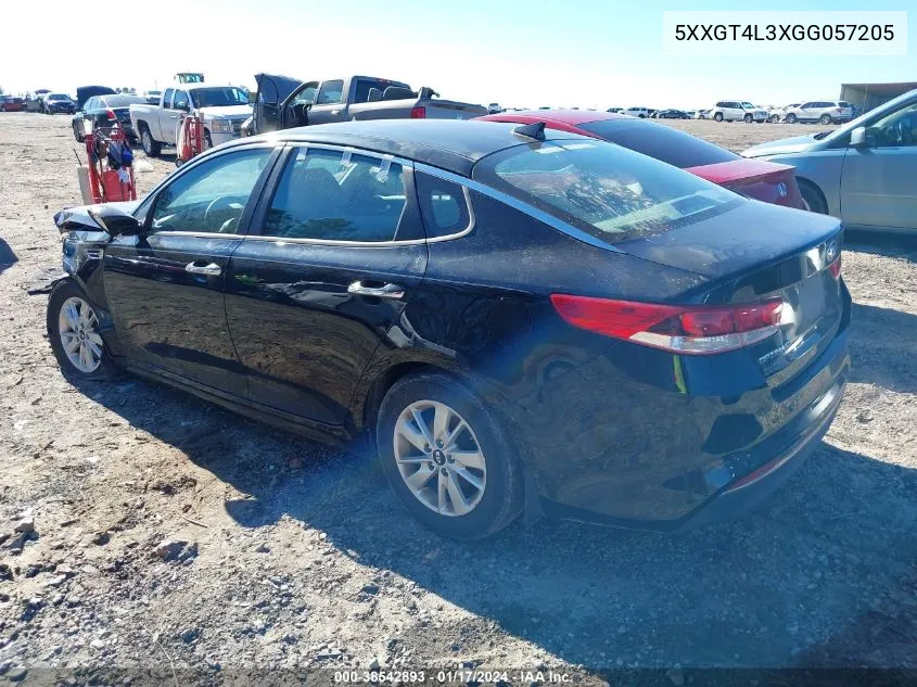 Auction sale of the 2016 Kia Optima , vin: 5XXGT4L3XGG057205, lot number: 38542893