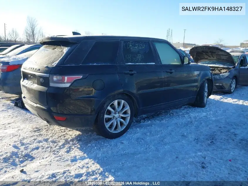 Auction sale of the 2017 Land Rover Range Rover Sport , vin: SALWR2FK9HA148327, lot number: 12520330